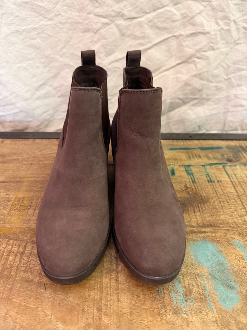 Cliffs by WHITE MOUNTAIN Brown Chelsea Ankle Booties